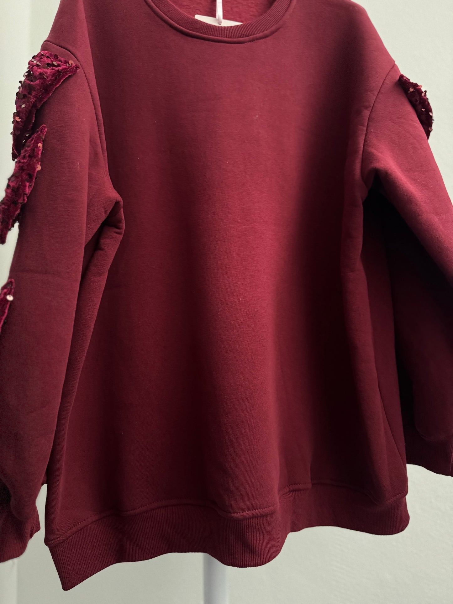 Sweater // WINTER BOW BORDEAUX