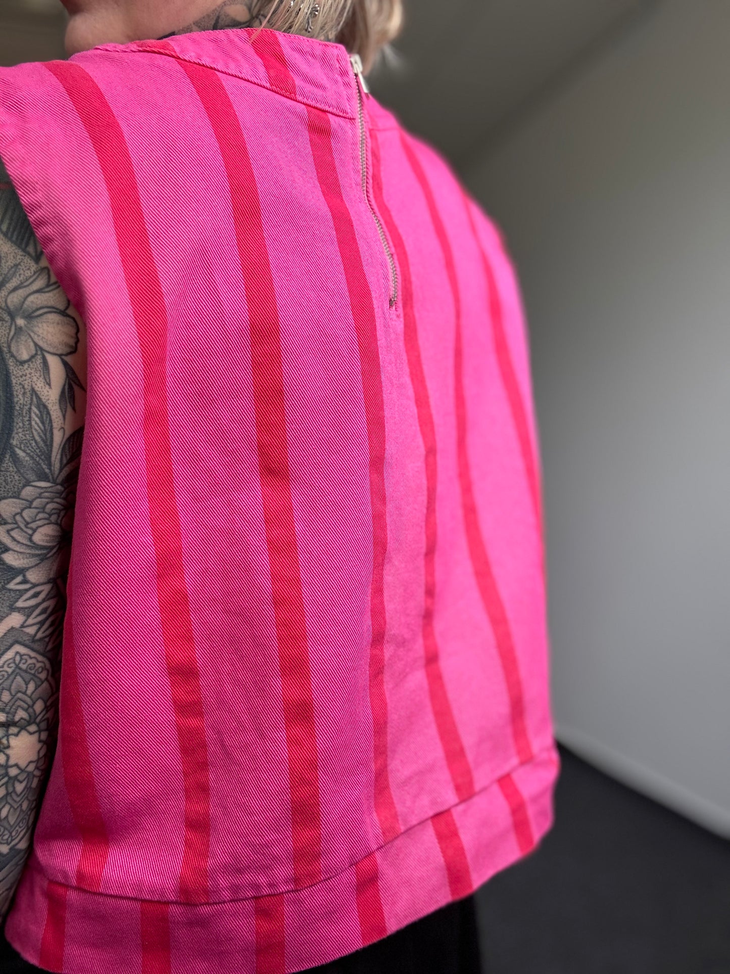 Jeans Oberteil // PINK ROT