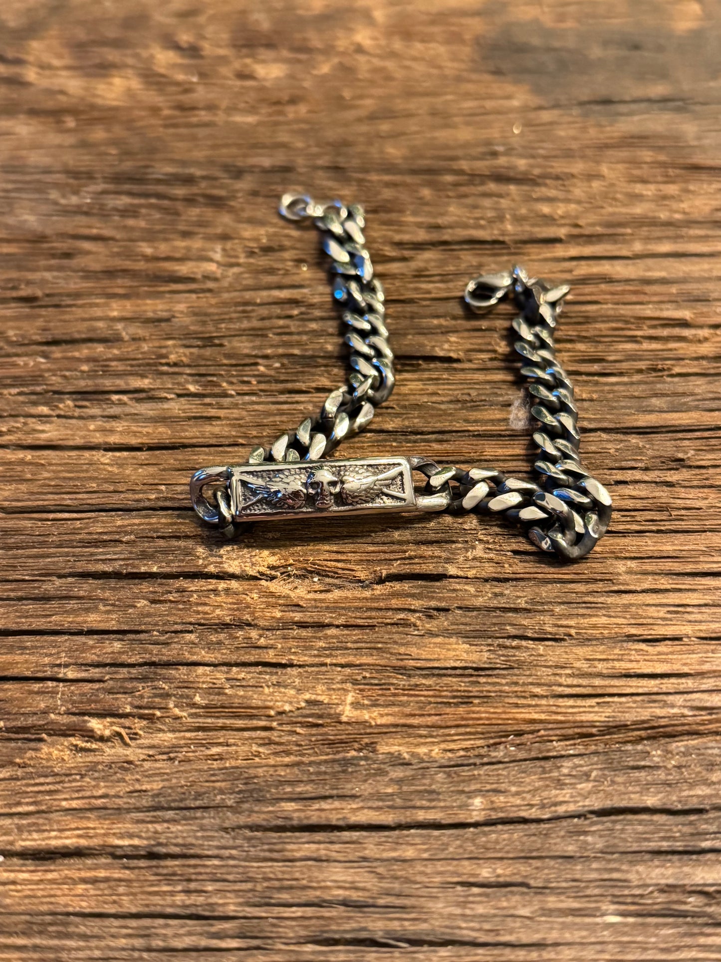 Armband // BLACK SILVER EDITION ANGEL SKULL