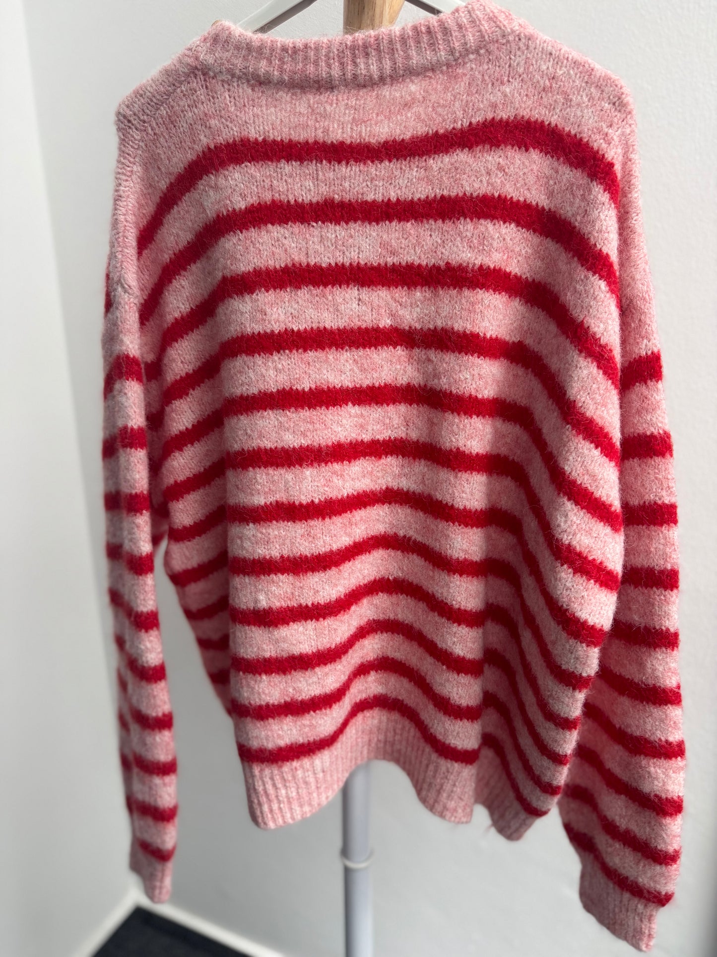 Strickjacke // SMILEY ROT
