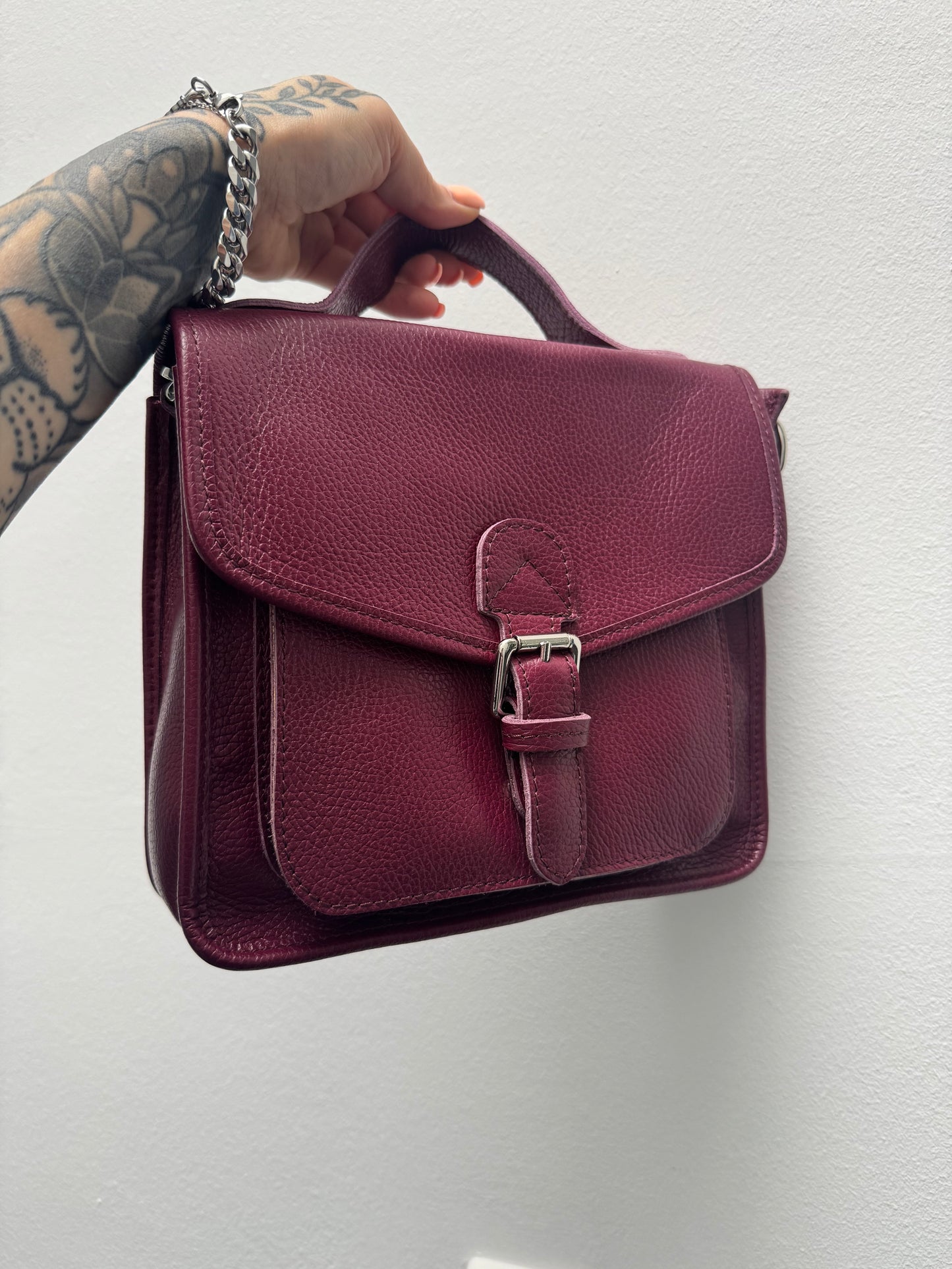 Retro Crossbody Bag // AUTUMN BORDEAUX