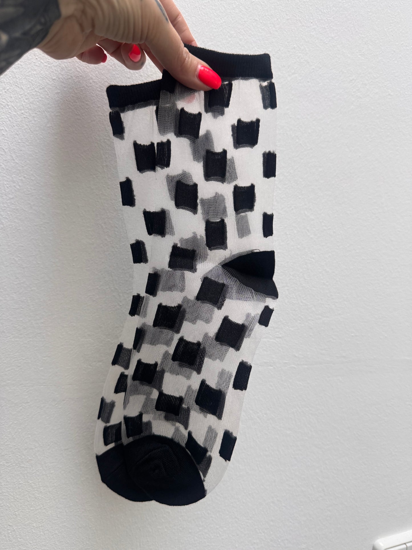 Socken // MESH SCHACH