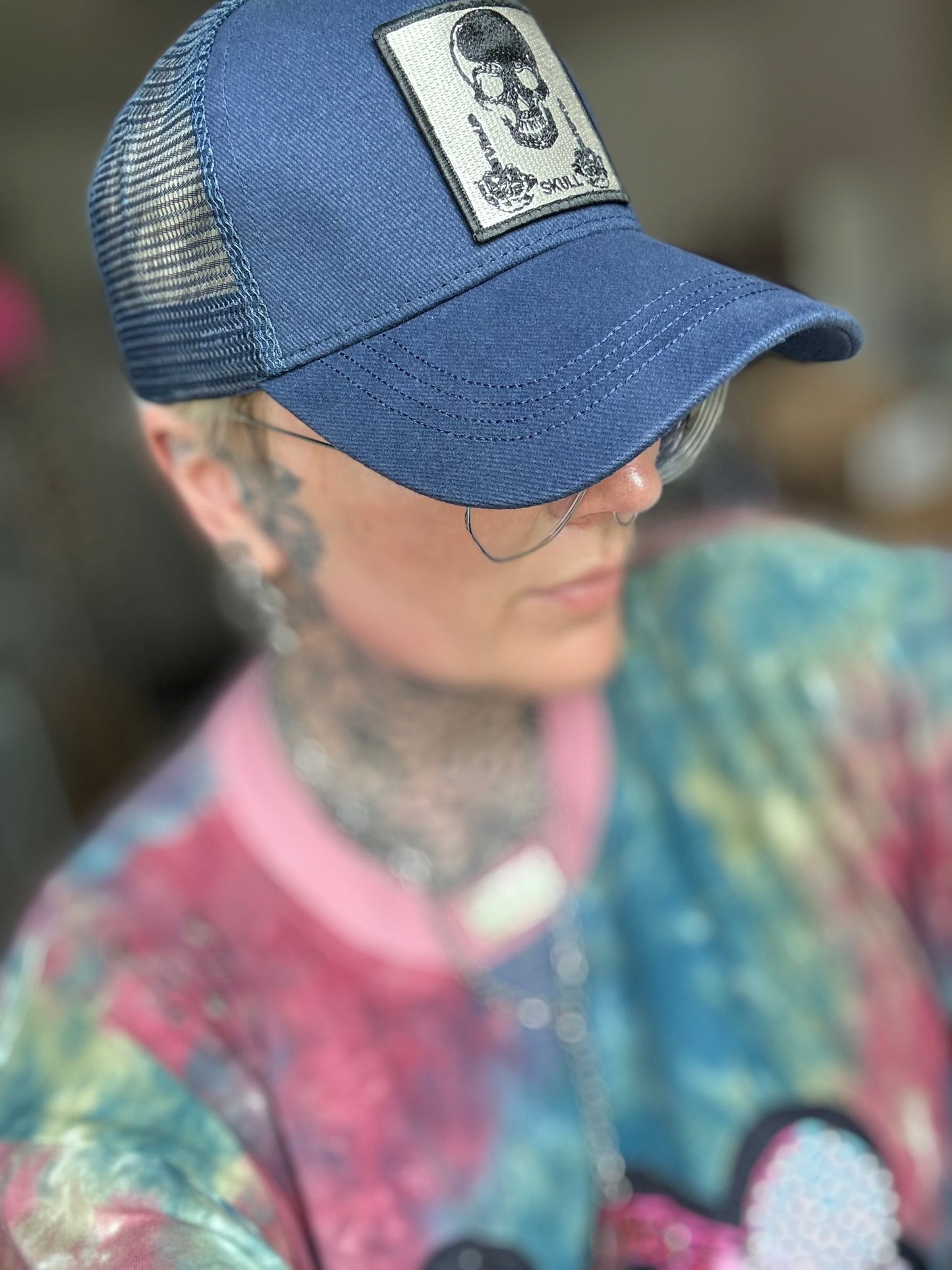 Cap // BLUE FXXX OFF