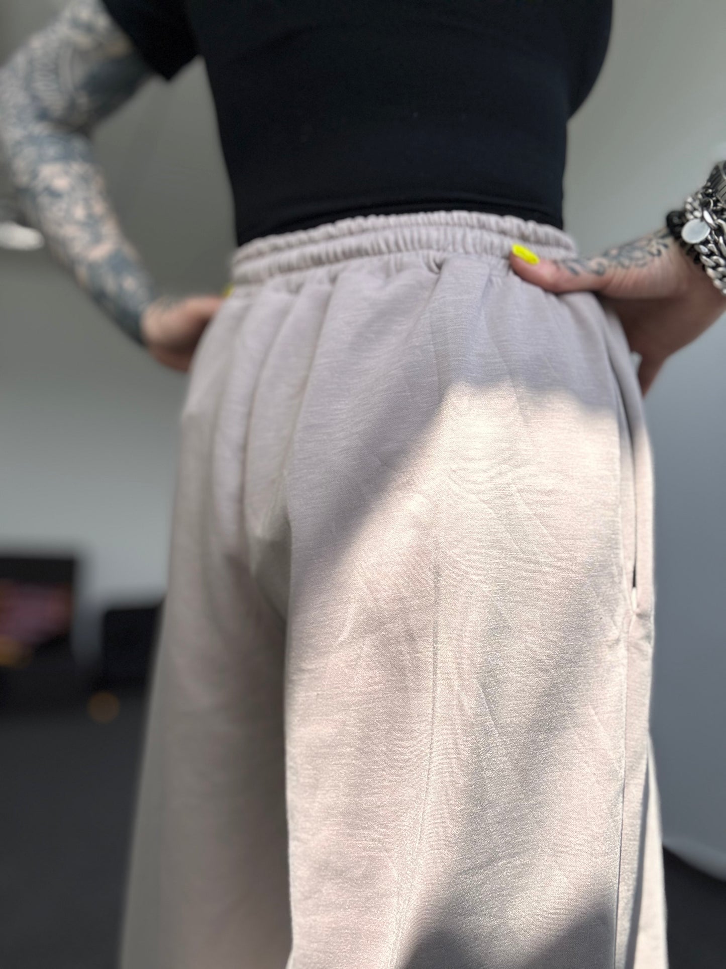 Premium Baggy Jogger // HELLES TAUPE