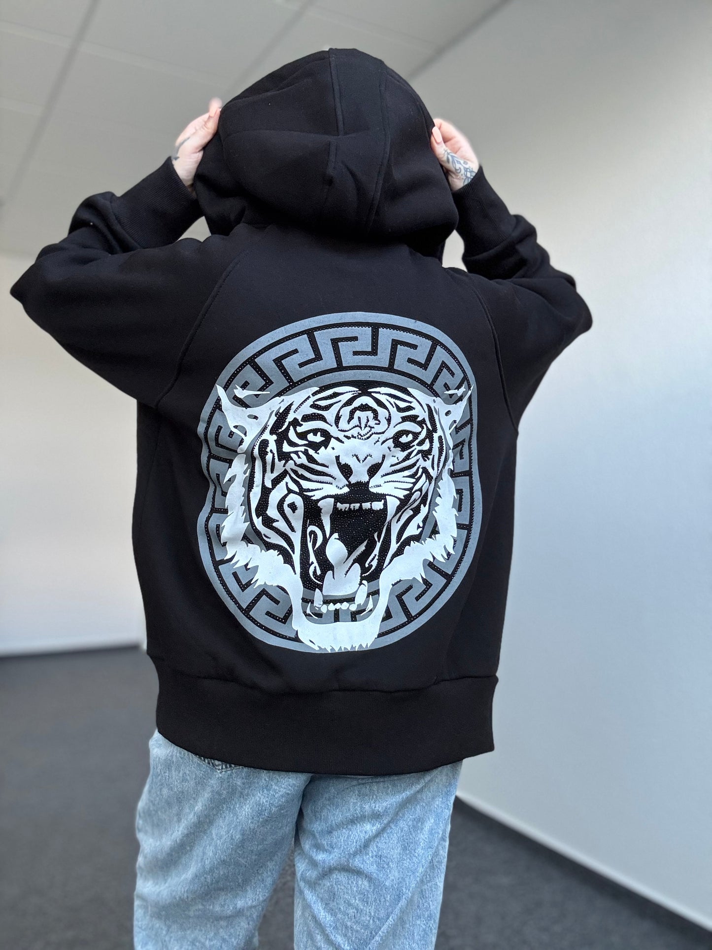 Hoodie Jacke // BADASS TIGER