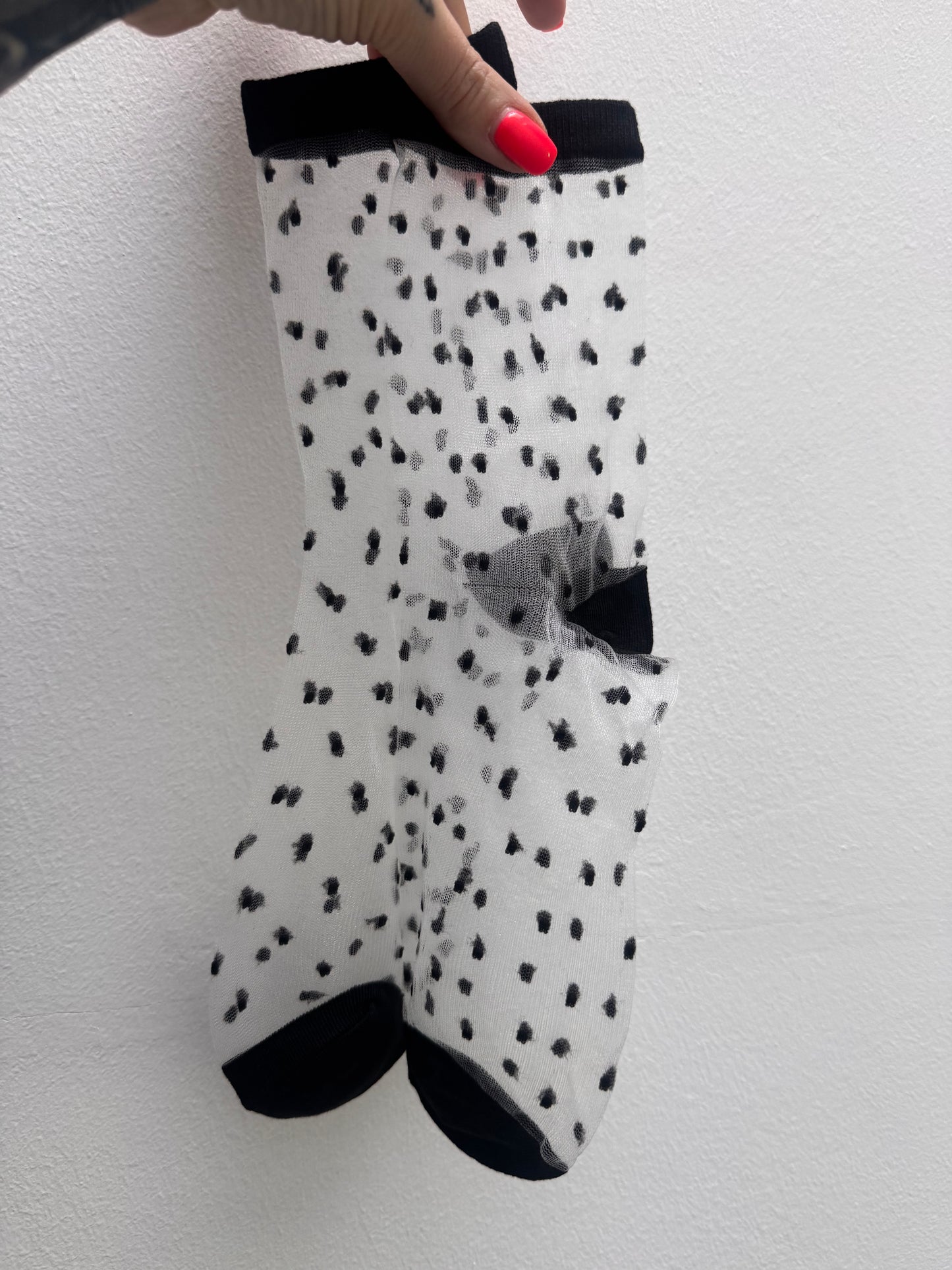 Socken // MESH LITTLE DOTS