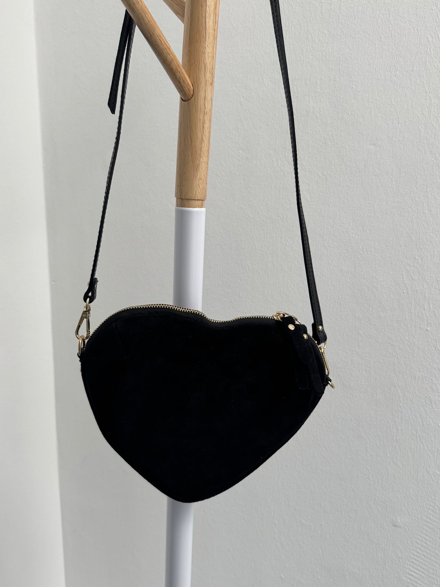 Crossbody Bag // HEART BLACK