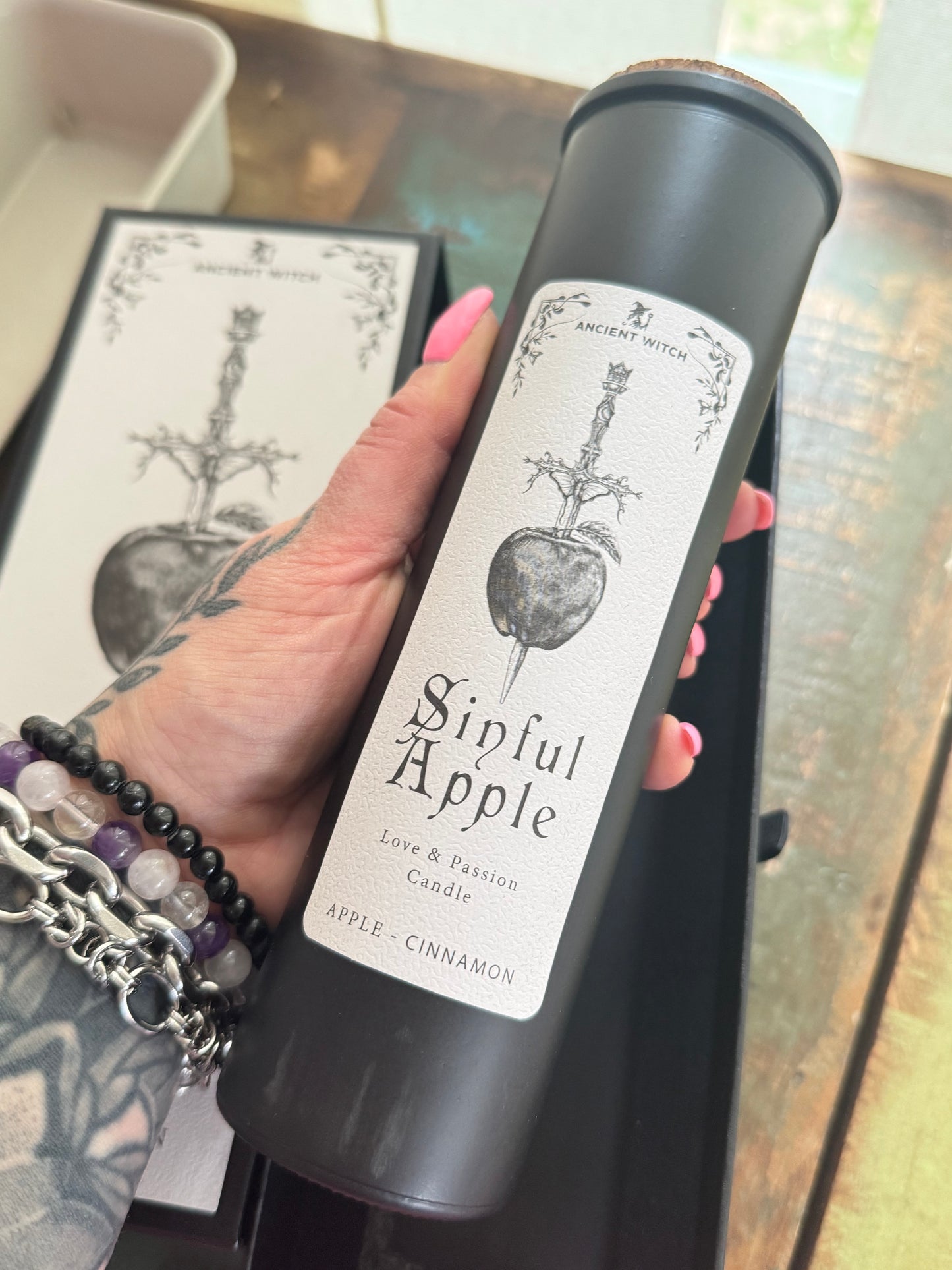 Hexenreinigungskerze // SINFUL APPLE