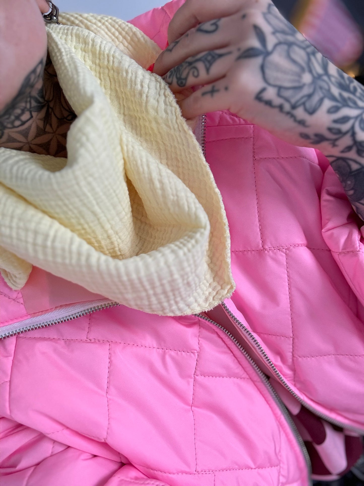 Dreieckstuch // MUSSELIN LEMON CREAM