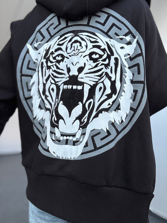 Hoodie Jacke // BADASS TIGER