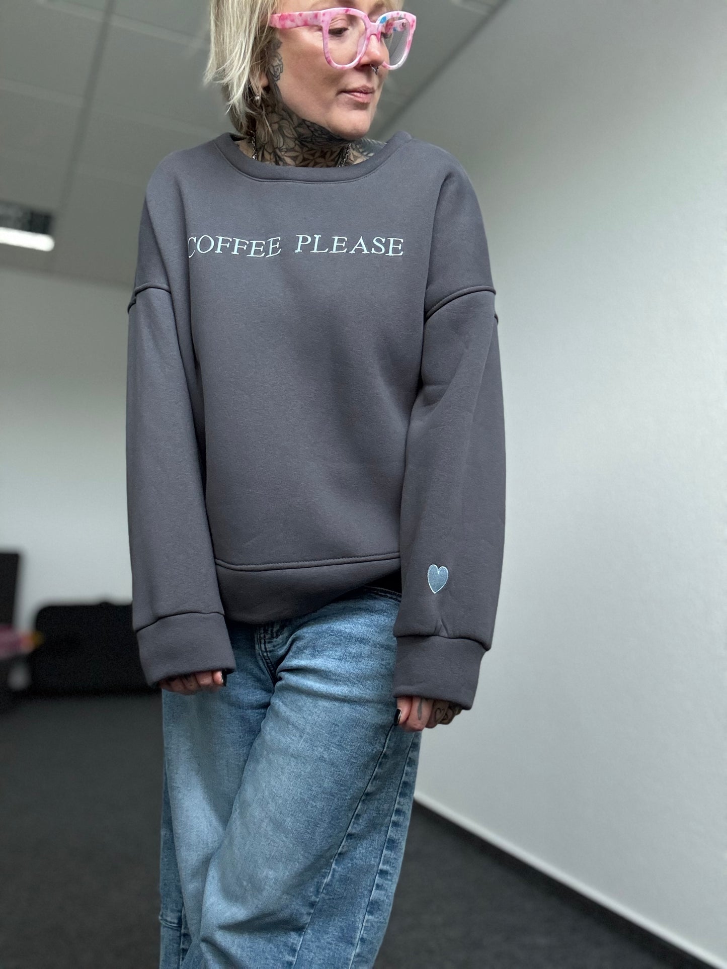 SWEATER // COFFEE PLS DARK