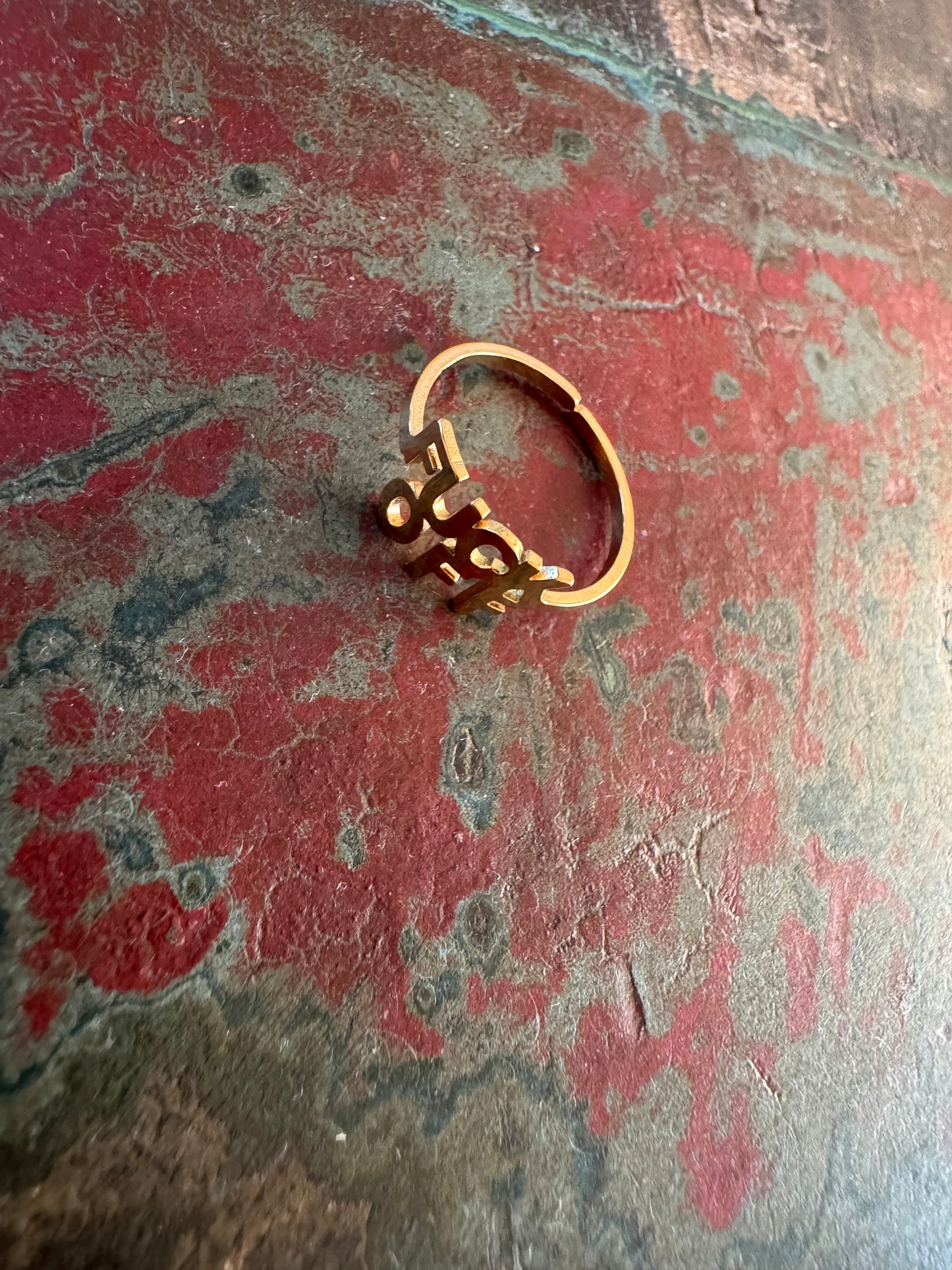 Ring // FUCK OFF GOLD