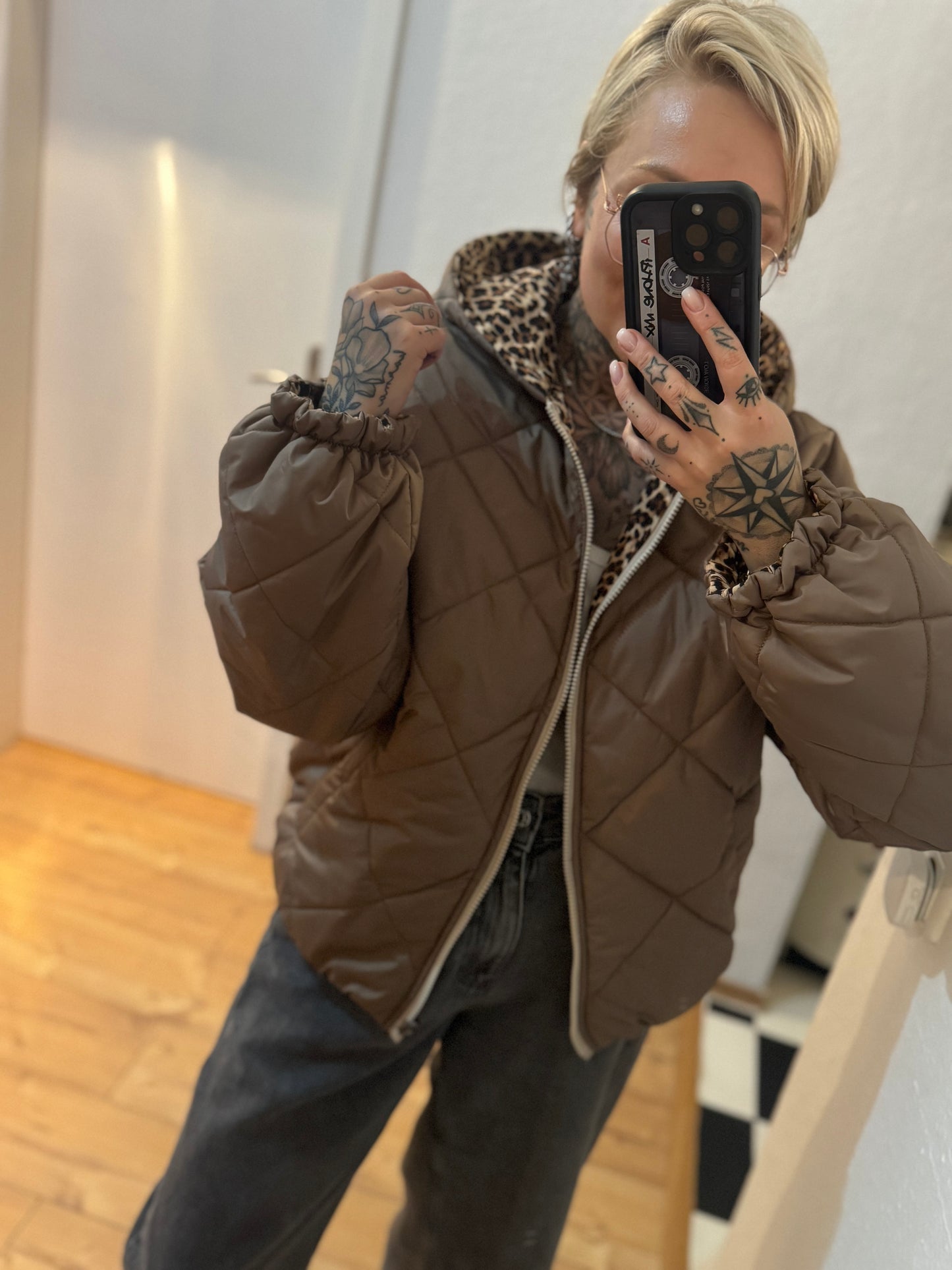 Oversize Wendejacke // DOUBLE TROUBLE