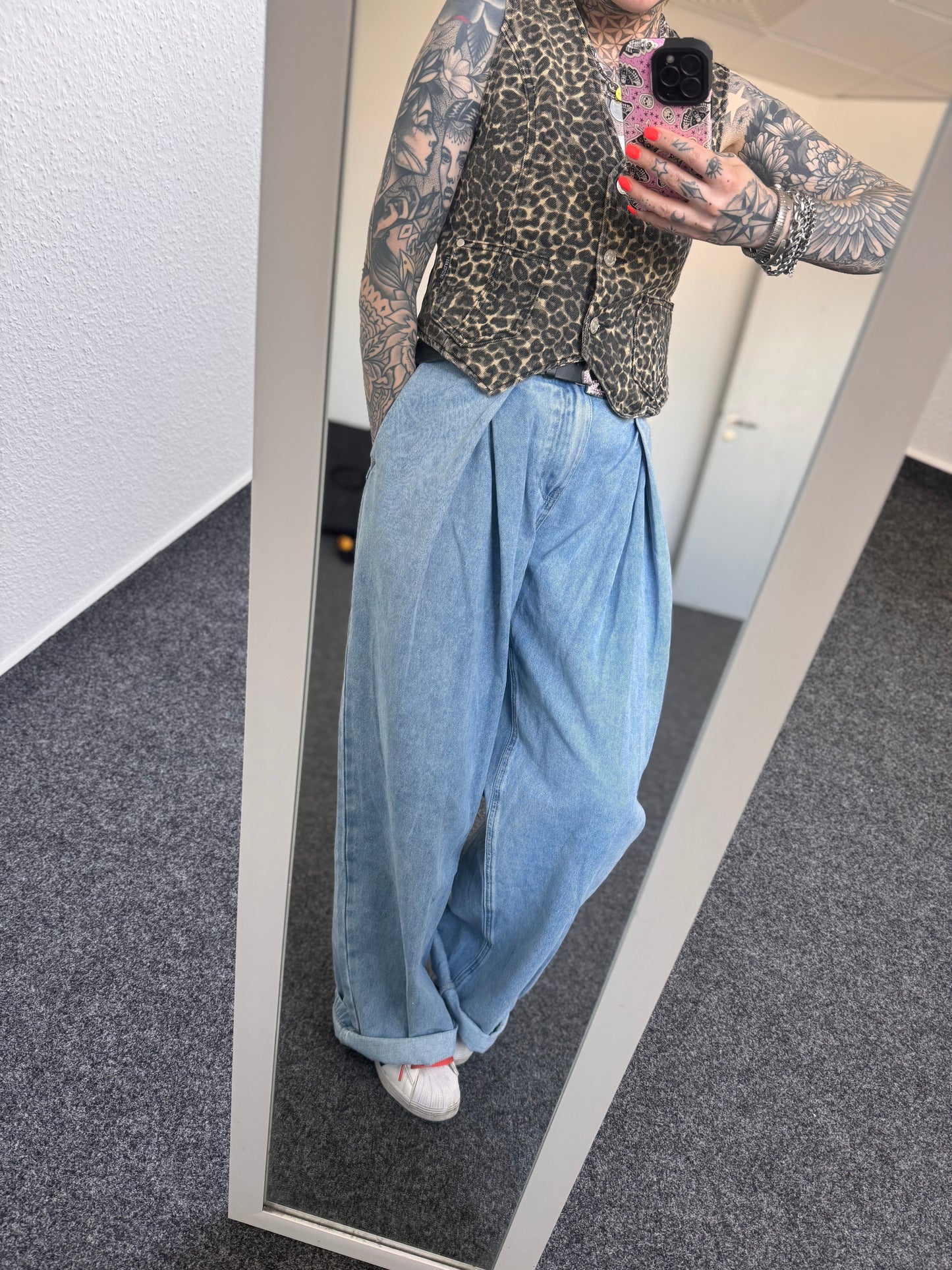 Baggy Hose // BLUE WASHED