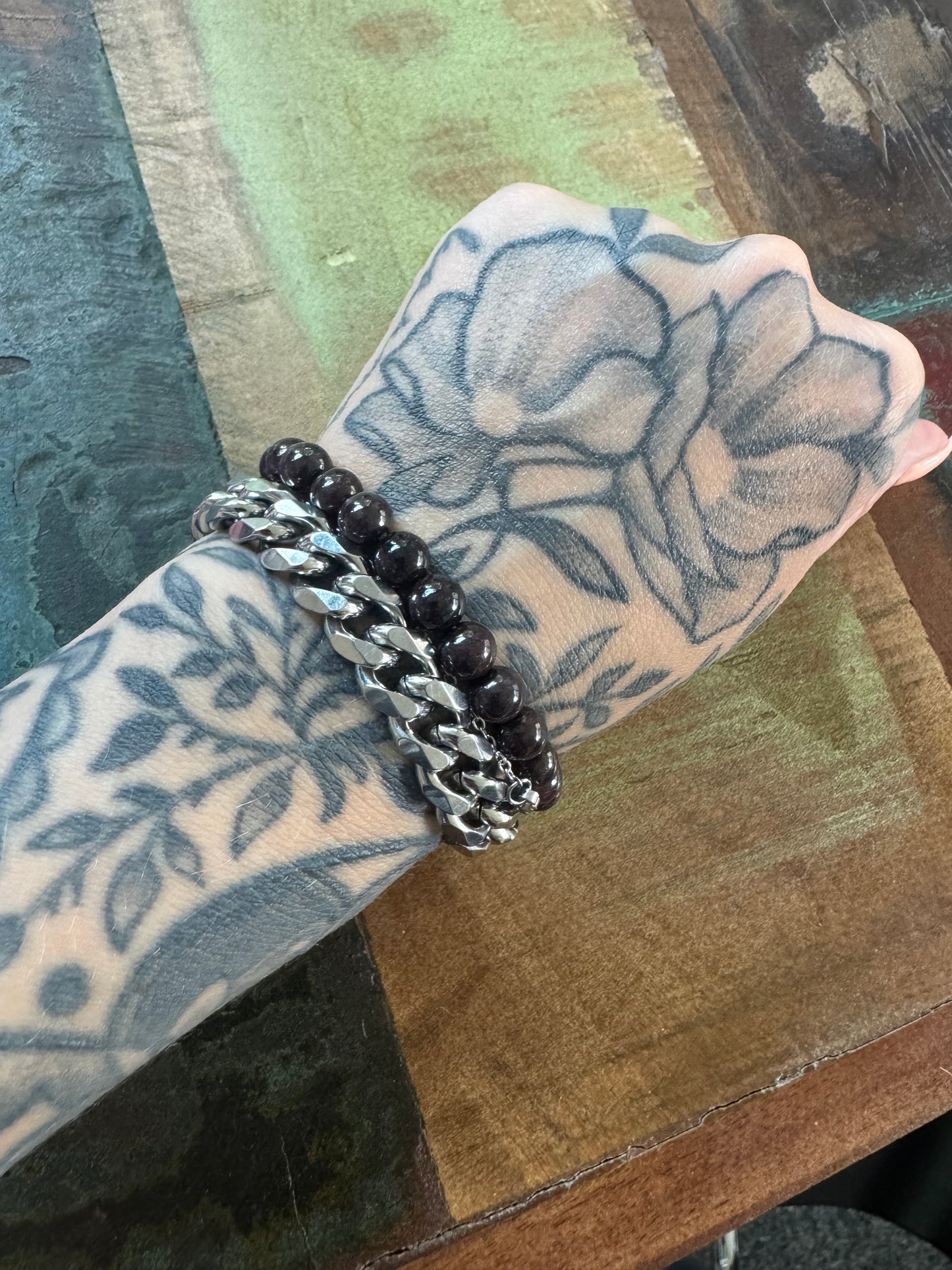 Armband // BLOOD GARNET