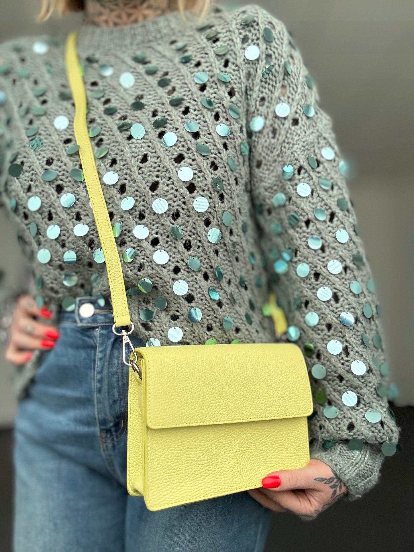 Crossbody Bag // LEMON