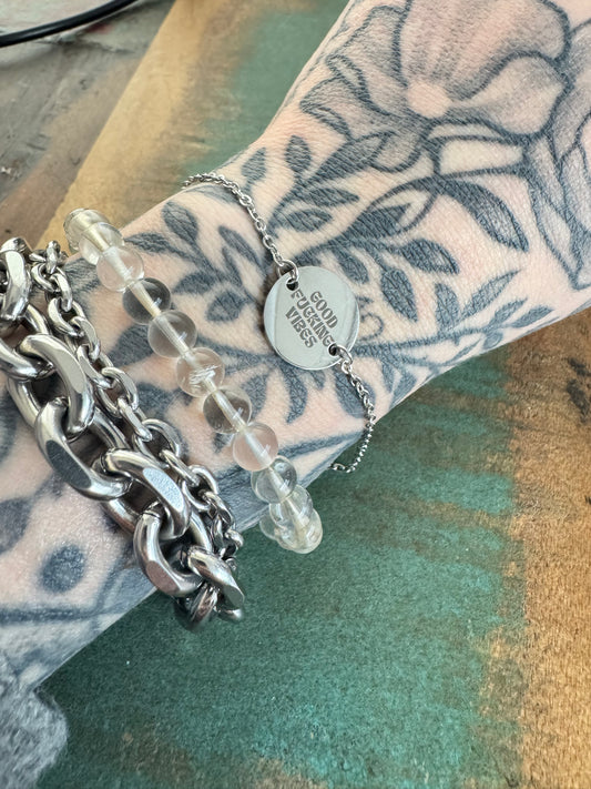 Armband // GOOD FUCKING VIBES