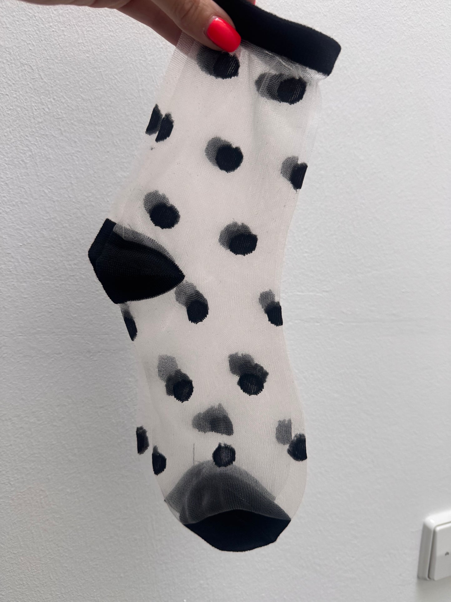 Socken // MESH BIG DOTS