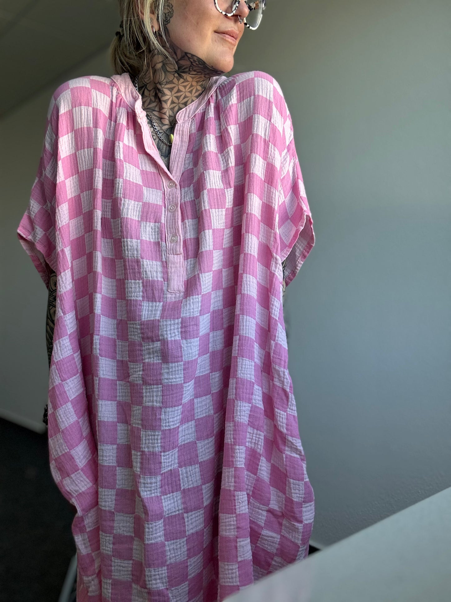 Musselinkleid  // SCHACH ROSA