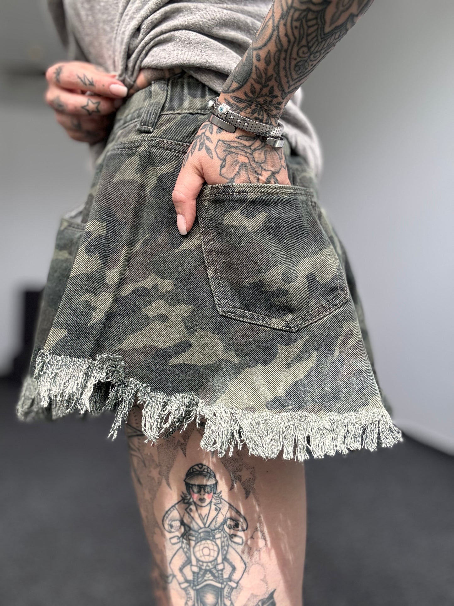 Jeans Shorts // CAMOUFLAGE