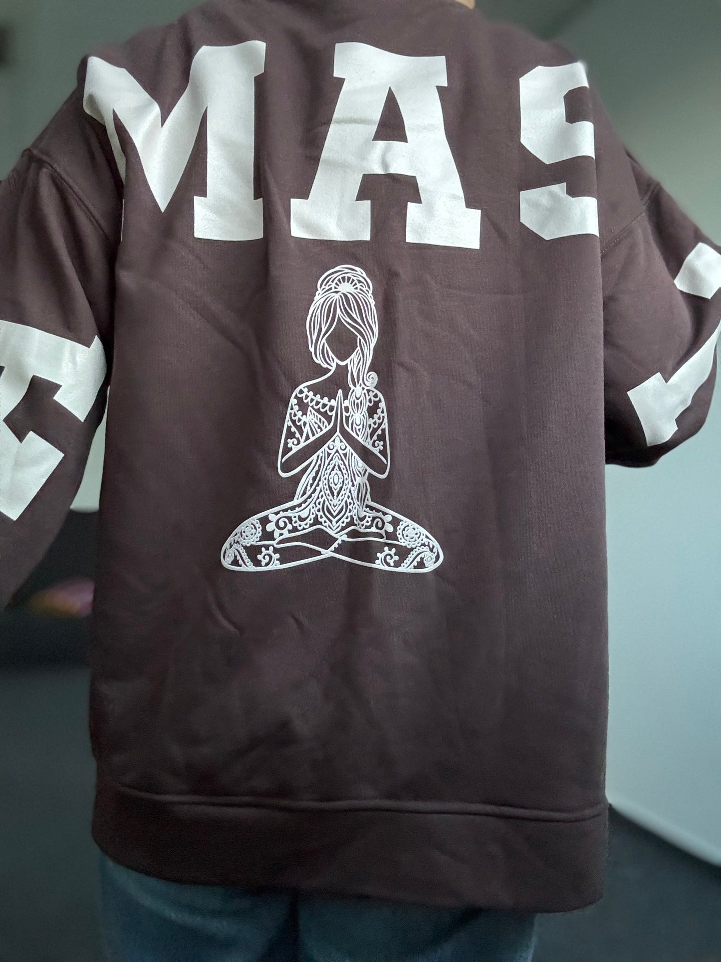 Statement Sweater // NAMASTE CHOCOLATE