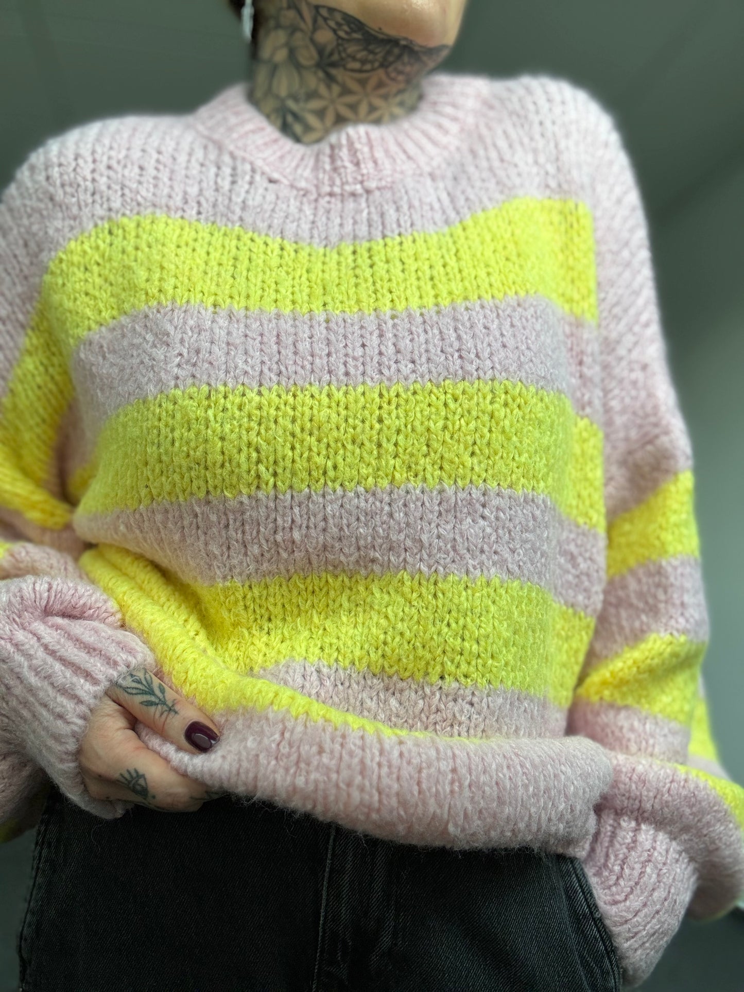 Strickpulli // STREIFENLISE