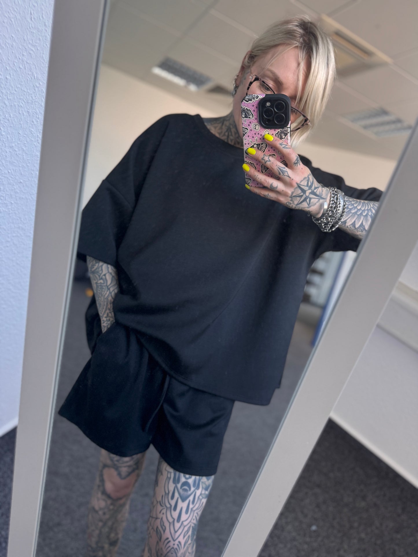 Set // OVERSIZE SCHWARZ
