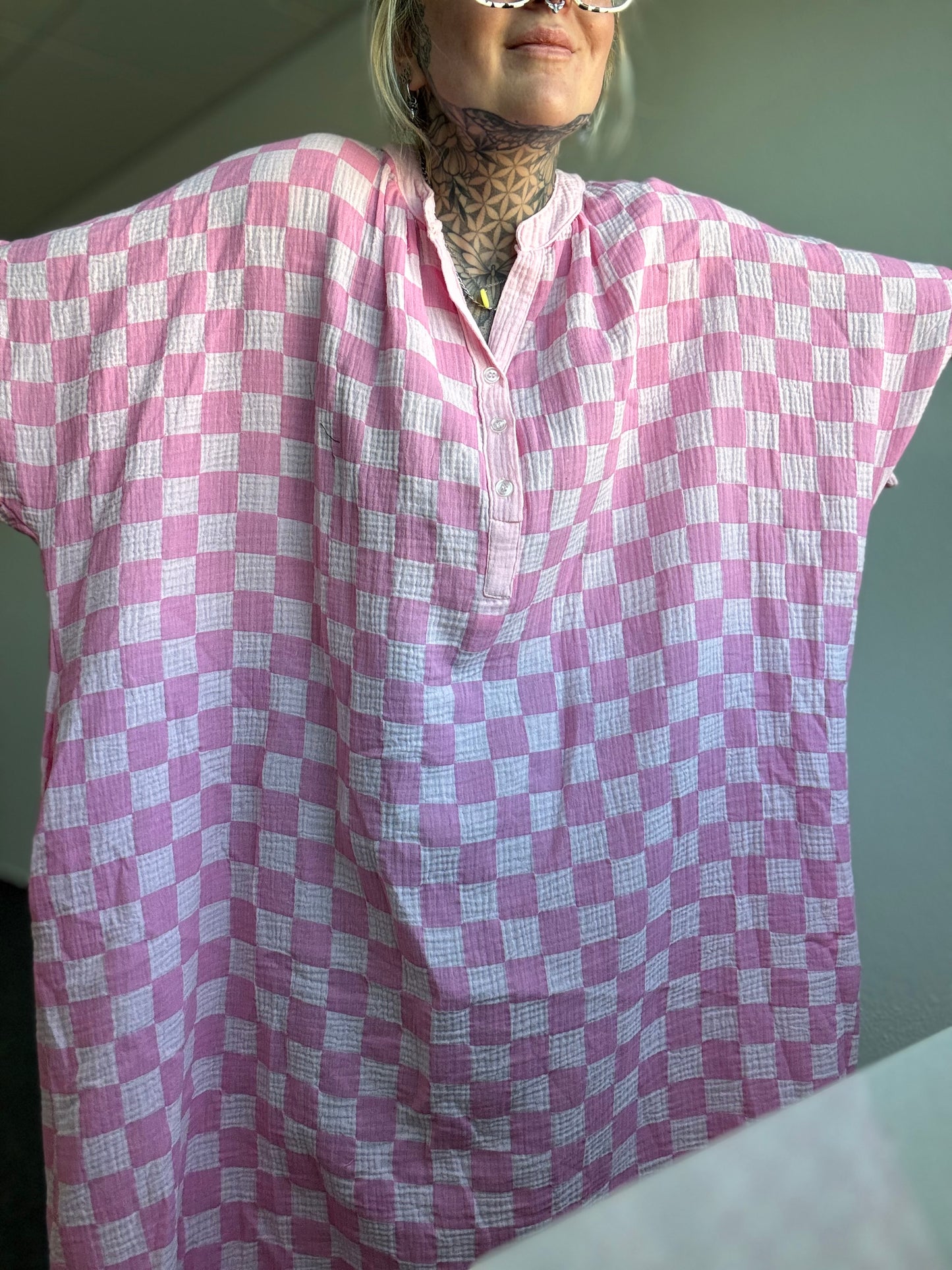 Musselinkleid  // SCHACH ROSA
