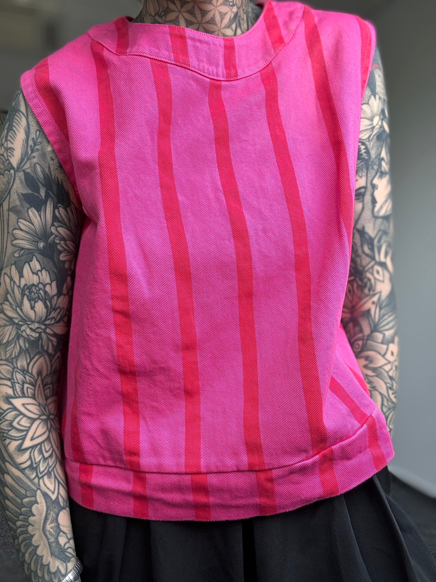 Jeans Oberteil // PINK ROT