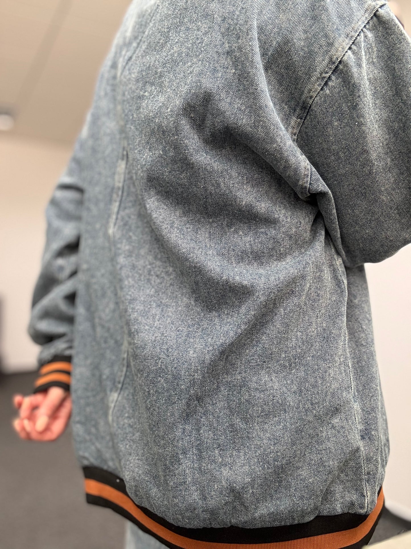 Baseball langarm // DENIM LEAGUE 80
