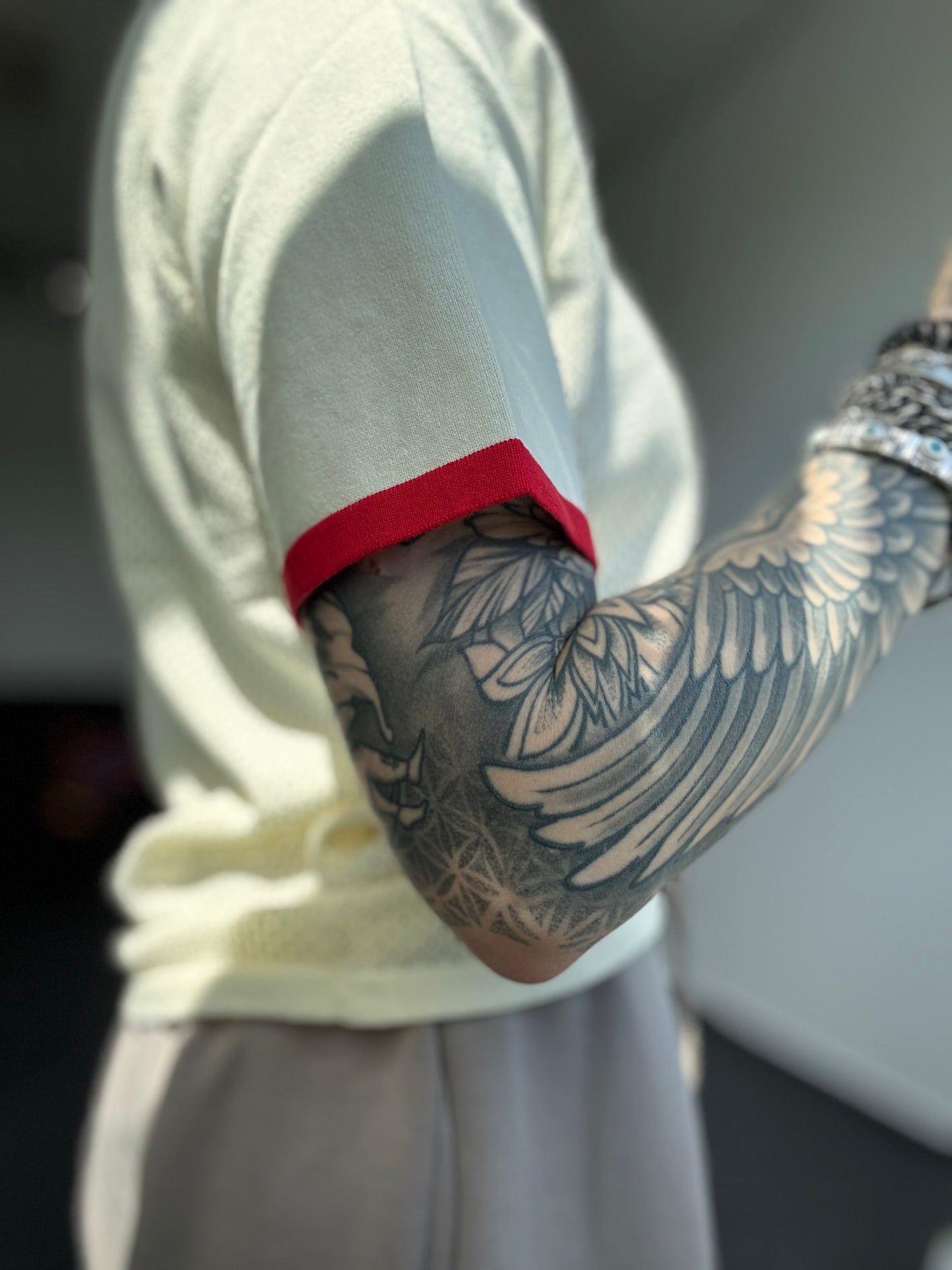 Shirt Premium // CREAM RED
