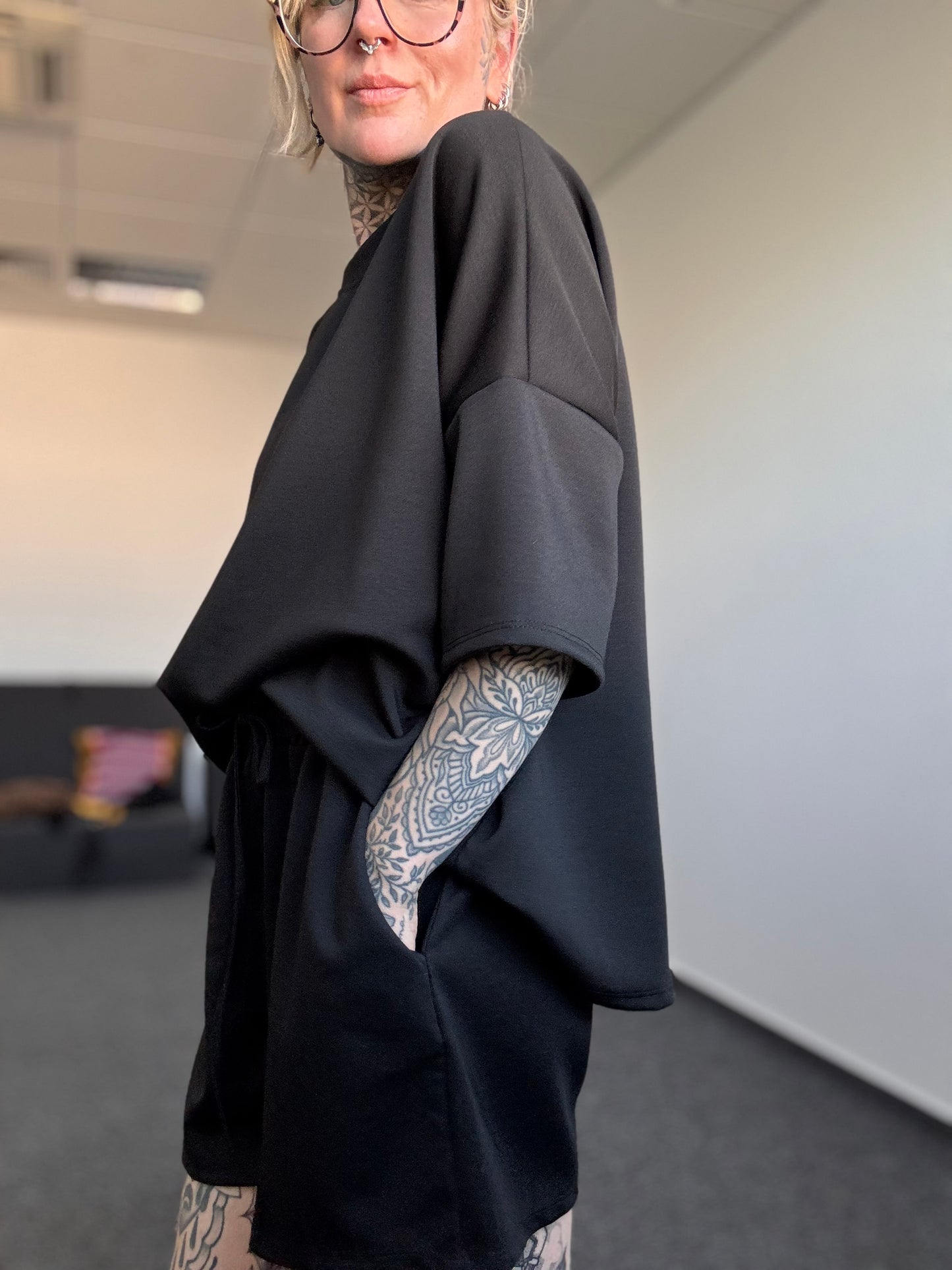 Set // OVERSIZE SCHWARZ