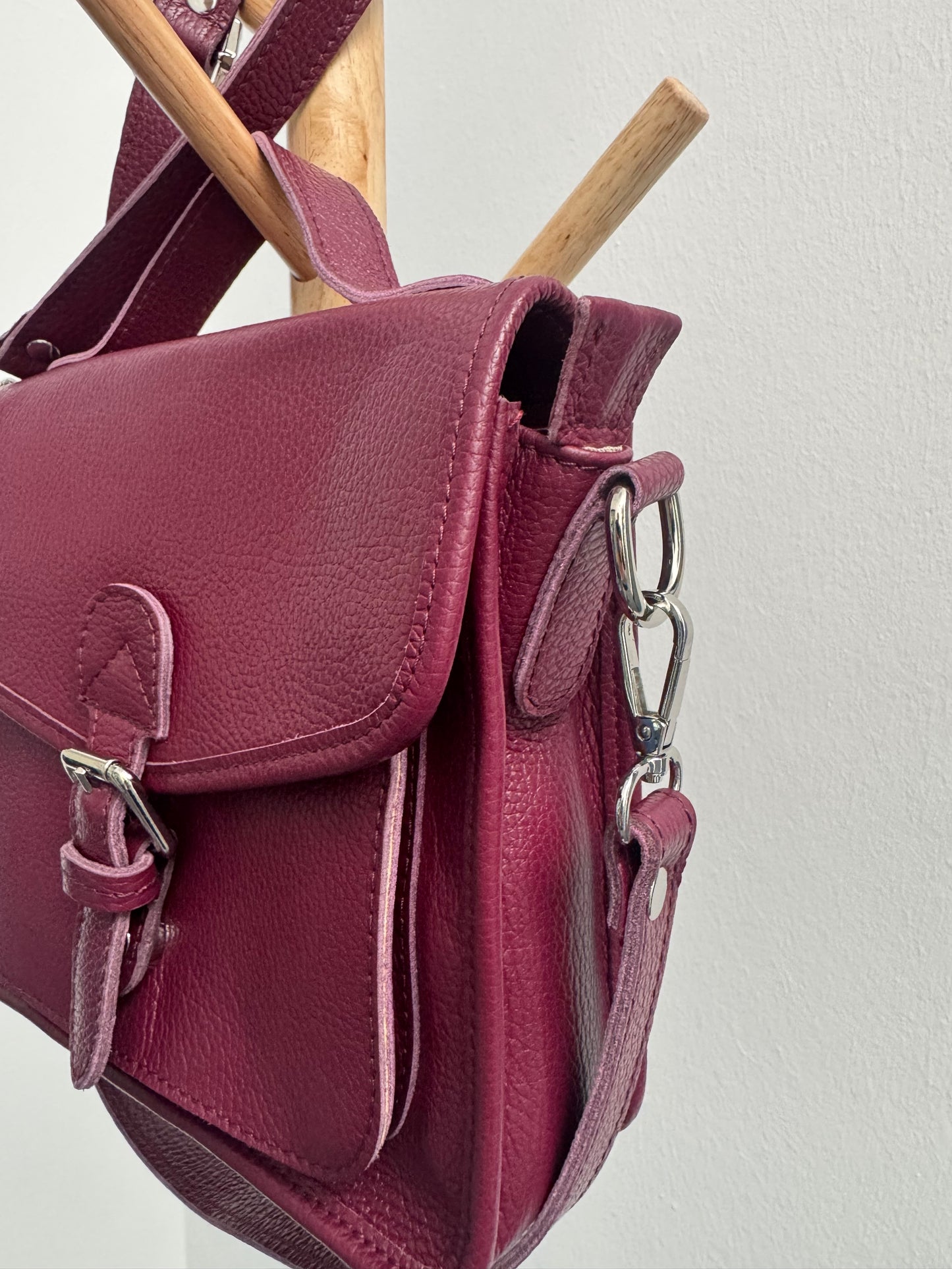 Retro Crossbody Bag // AUTUMN BORDEAUX