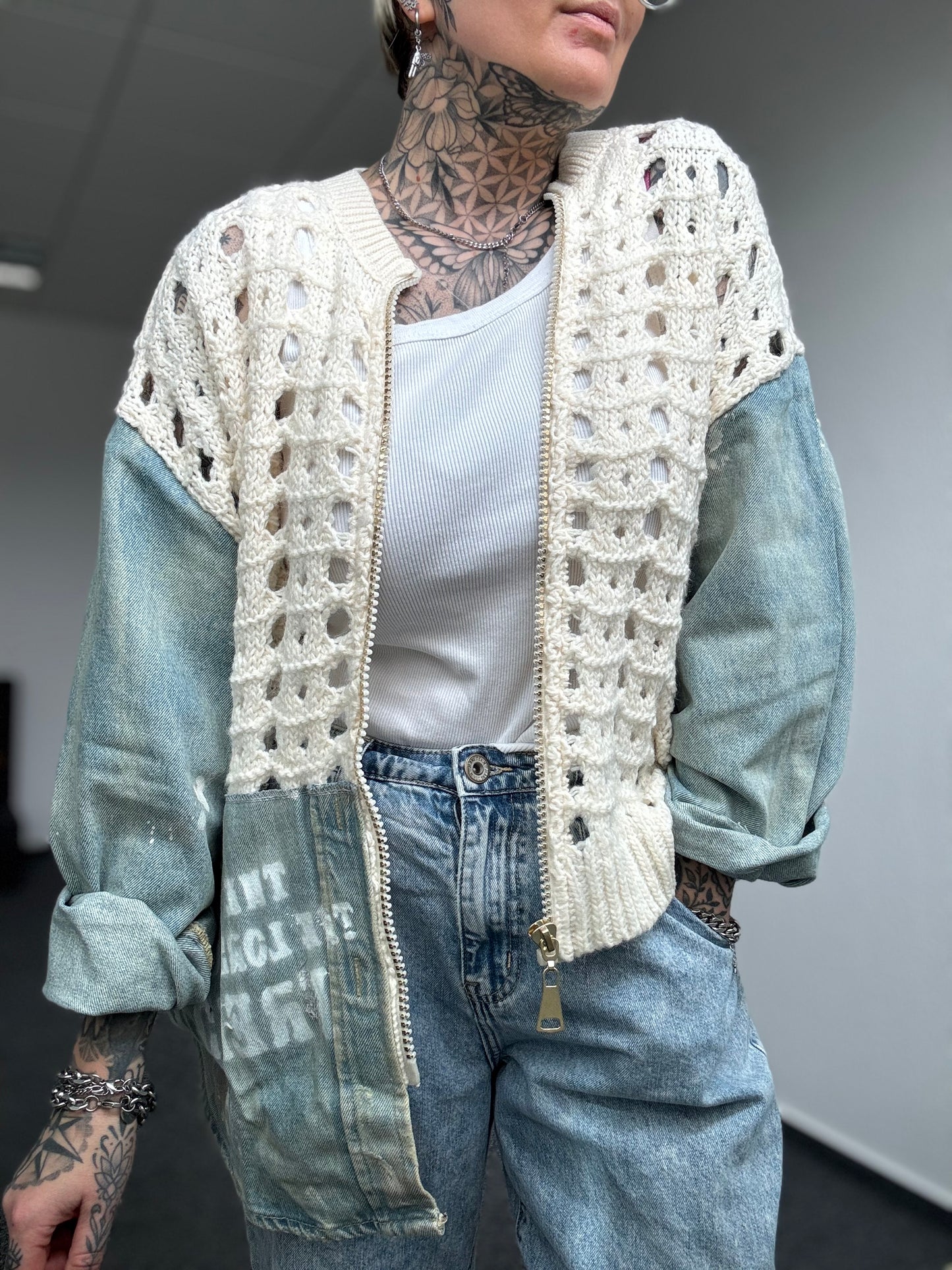 Jacke // STRICK MEETS JEANS