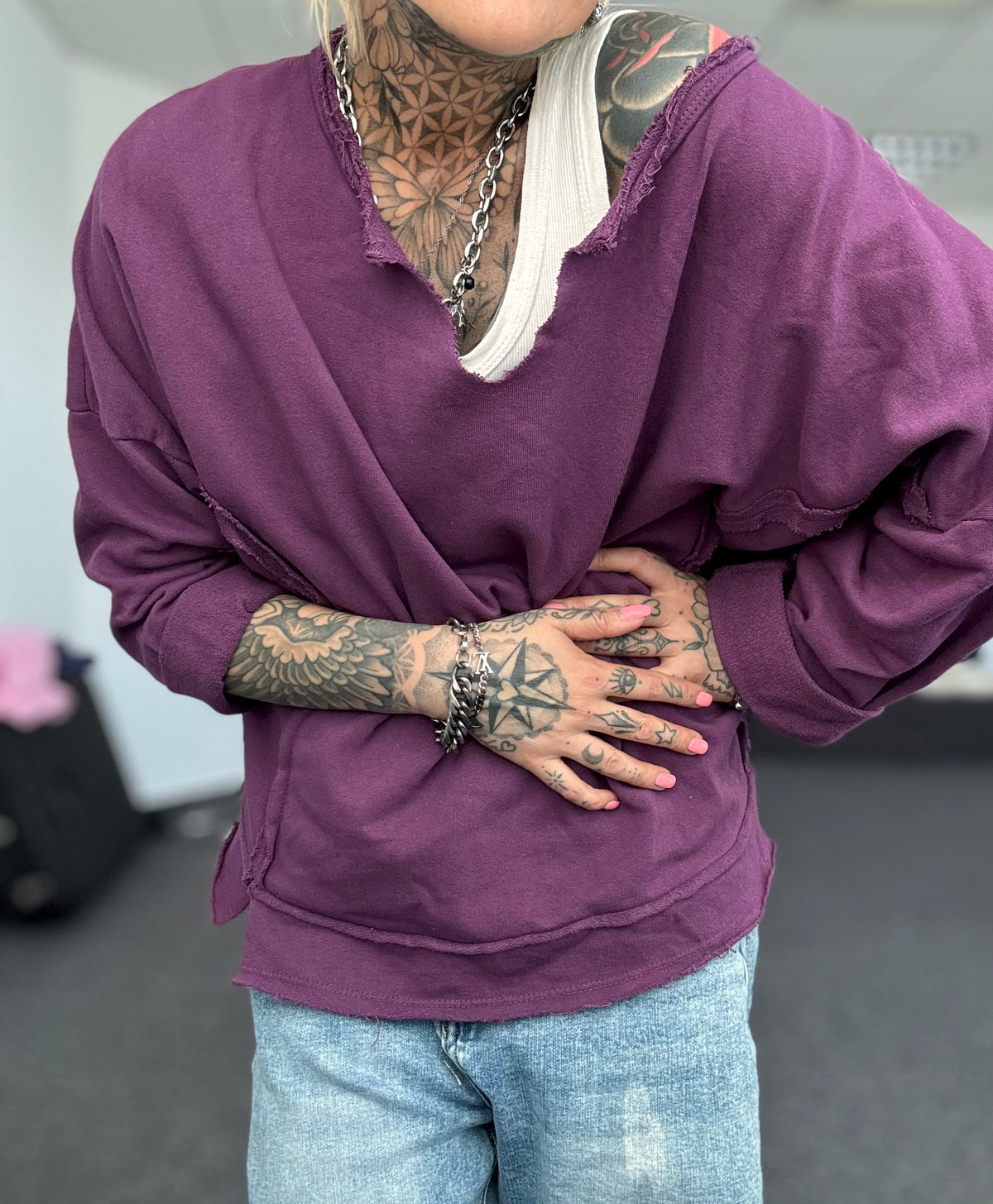 Sweater // GRUNGE PURPLE