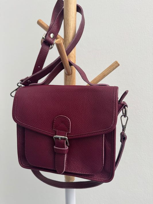 Retro Crossbody Bag // AUTUMN BORDEAUX