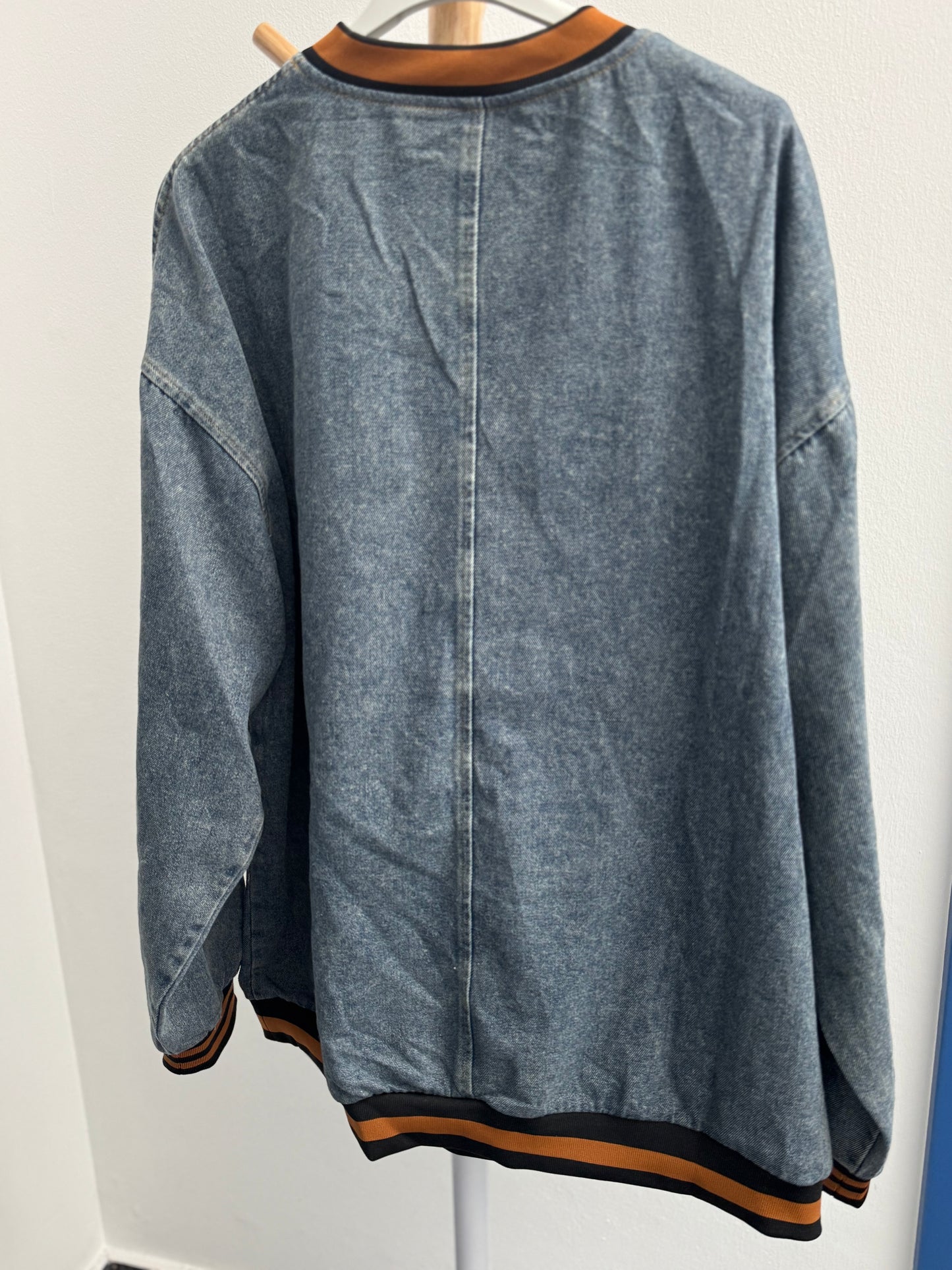 Baseball langarm // DENIM LEAGUE 80