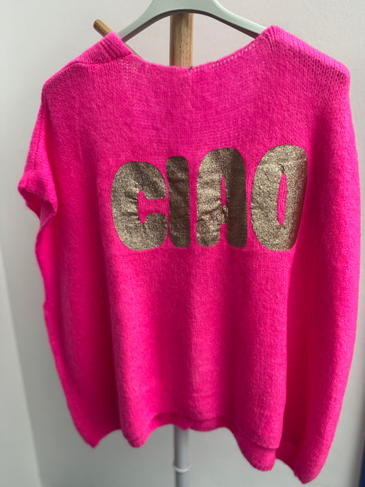 ALPACA WESTE // CIAO PINK