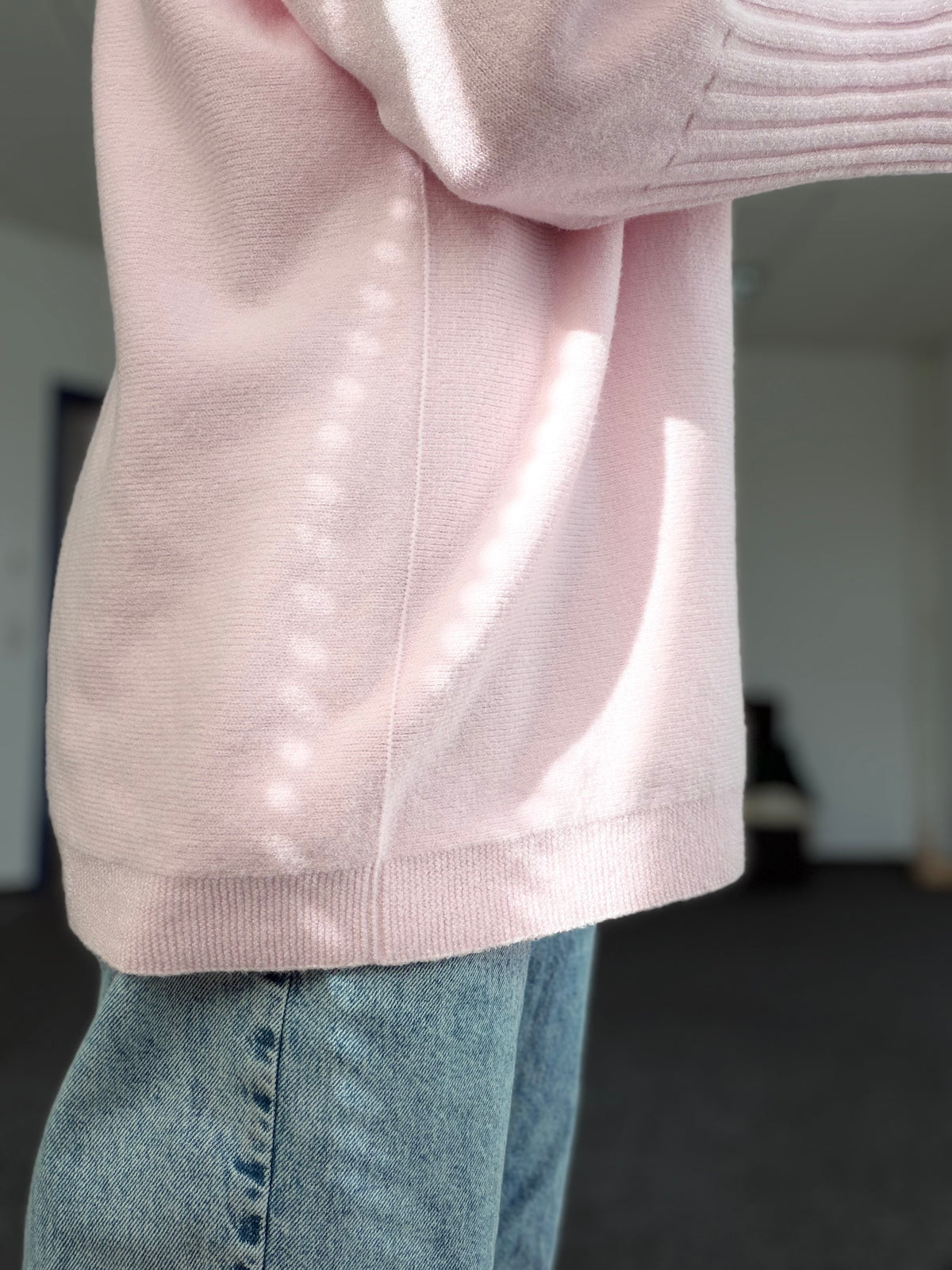 Feinstrickpulli // OVERSIZE HELLROSA