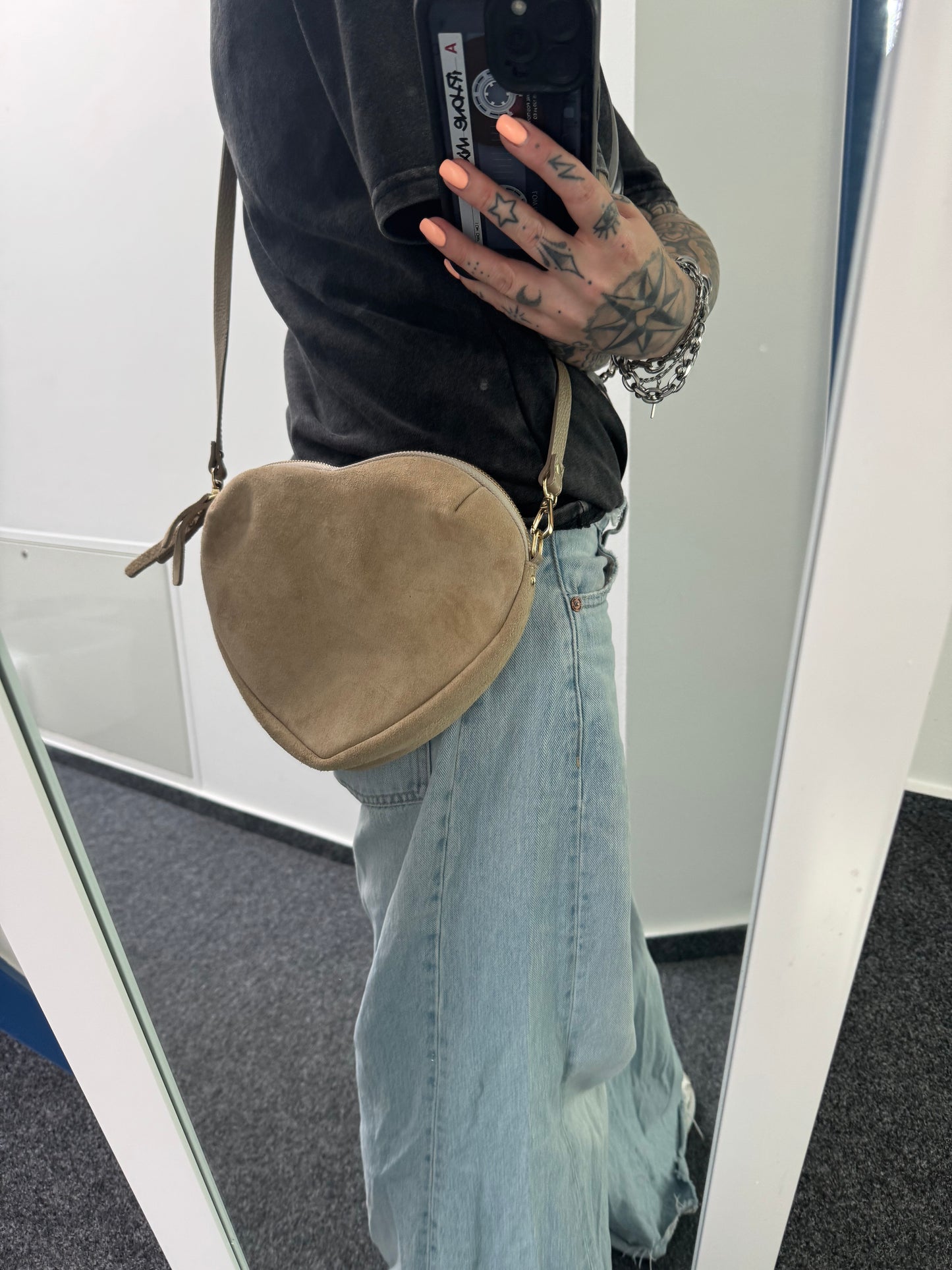 Crossbody Bag // HEART SAND