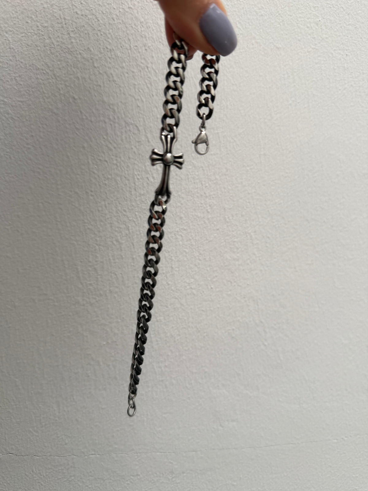 Armband // BLACK SILVER EDITION KREUZ