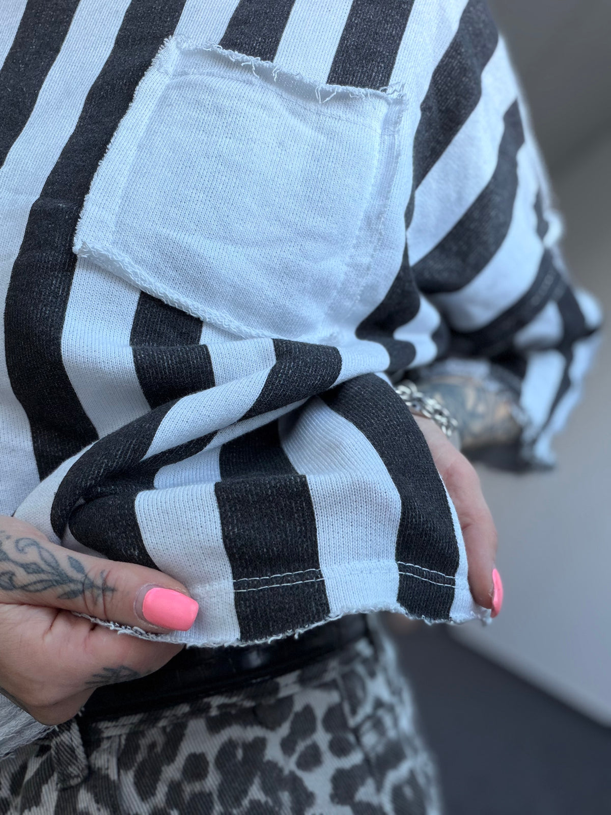 Sweater kurzarm // KOKOS KONFEKT USED LOOK
