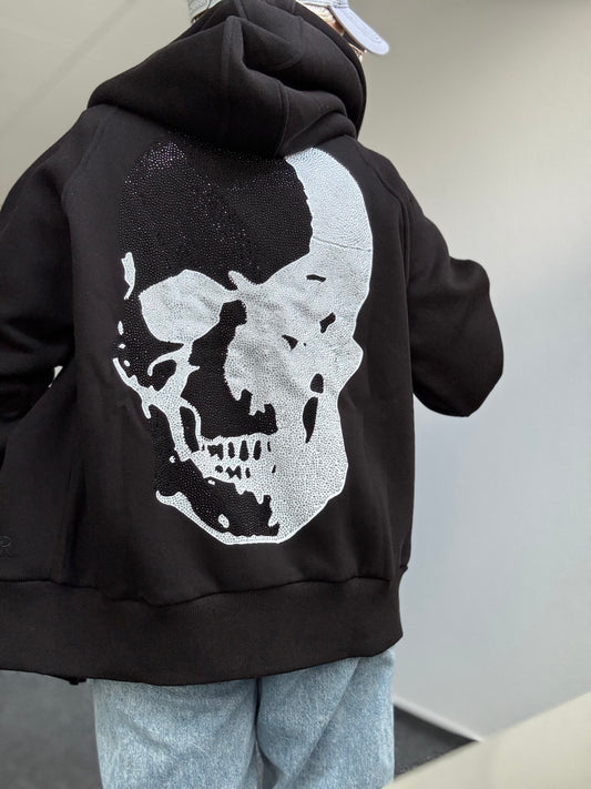 Hoodie Jacke // SKULL VIBES