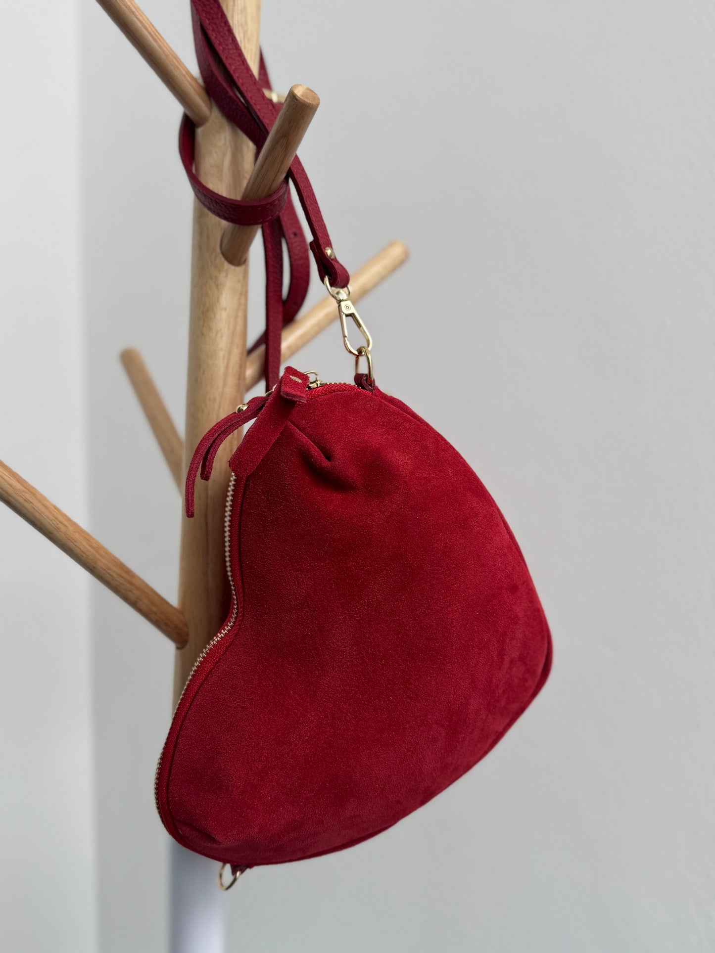 Crossbody Bag // HEART RED