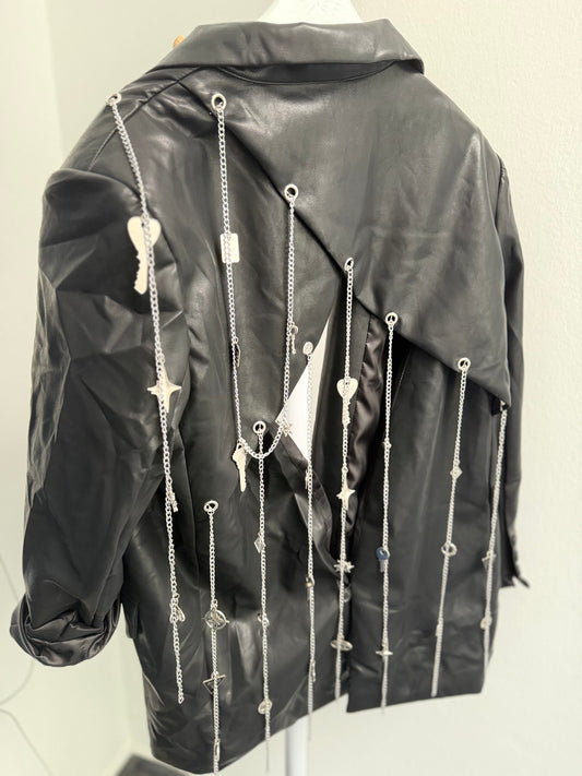Blazer Kunstleder // KETTEN