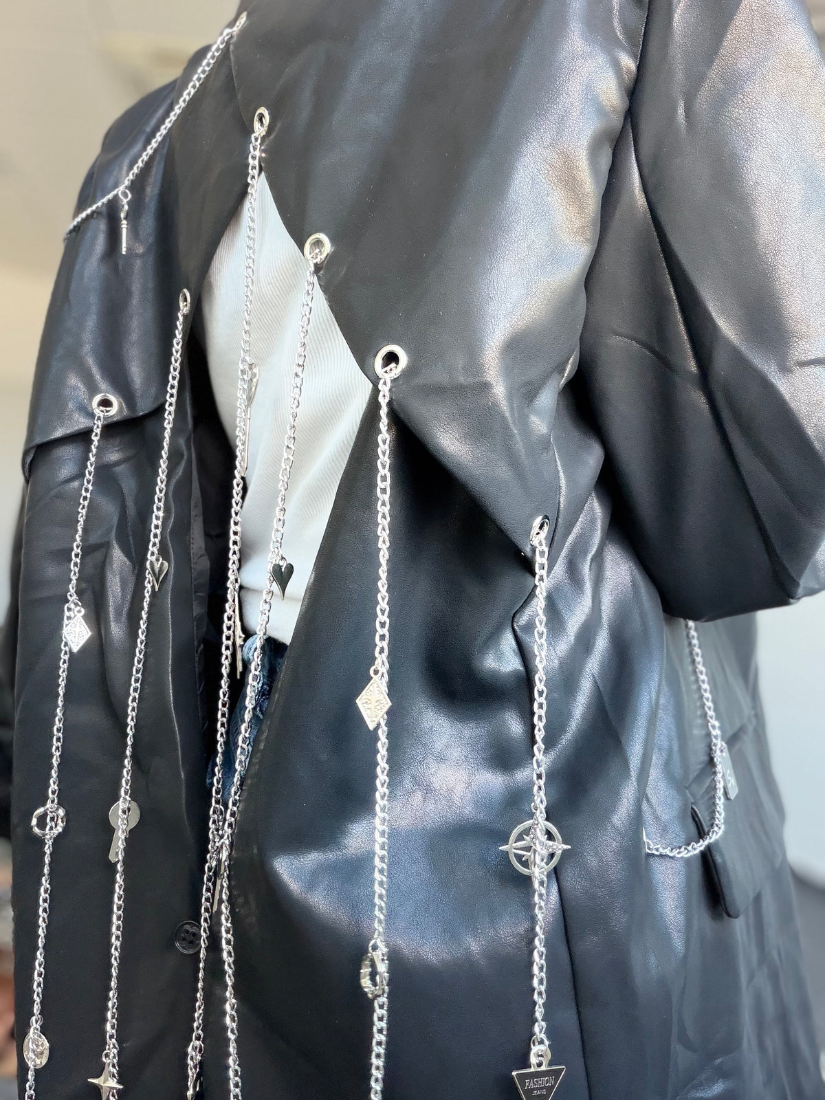 Blazer Kunstleder // KETTEN