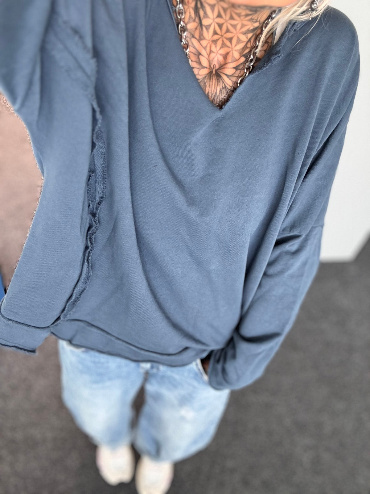 Sweater // GRUNGE BLAU