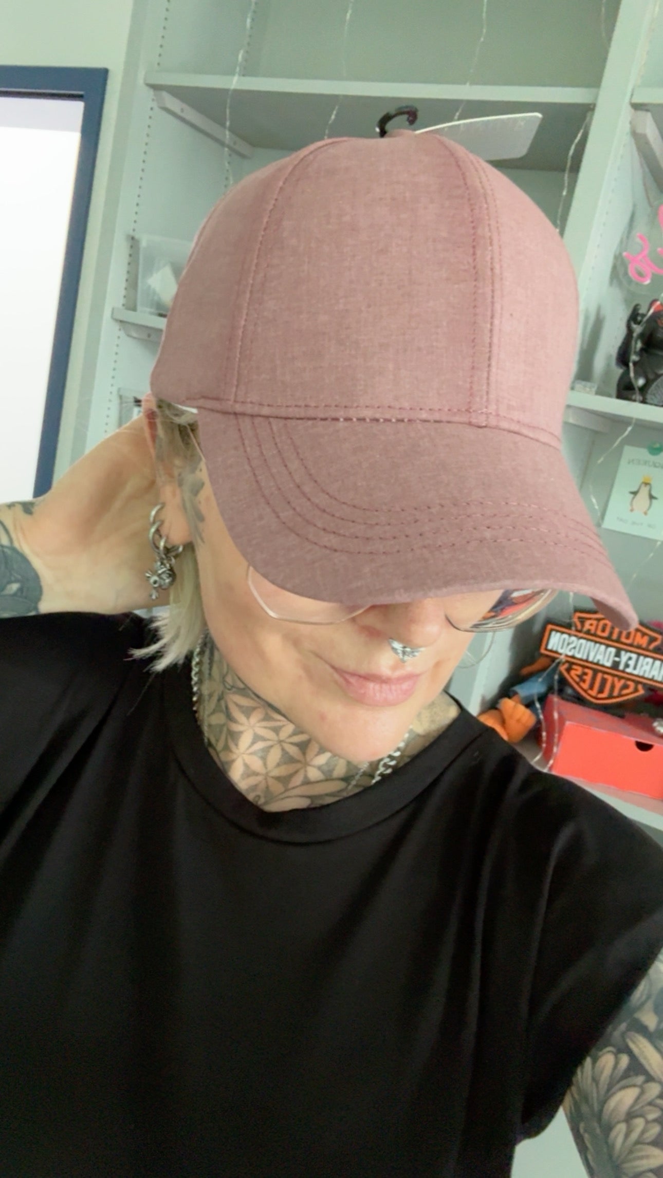 Cap // BASIC WASHED BERRY