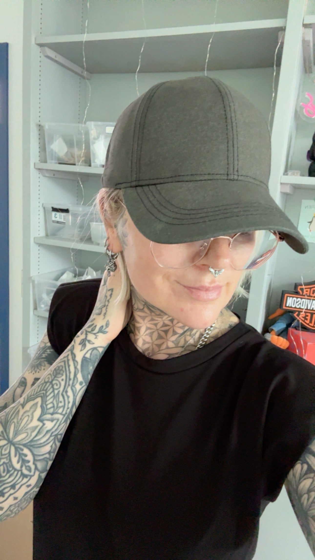 Cap // BASIC WASHED GREY