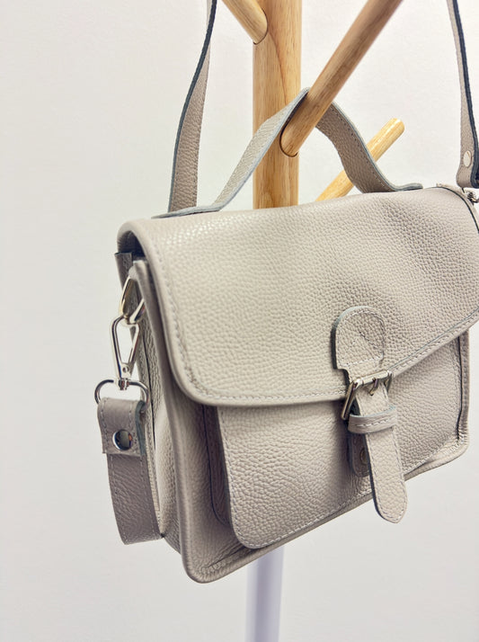 Retro Crossbody Bag // MARSHMALLOW GREY